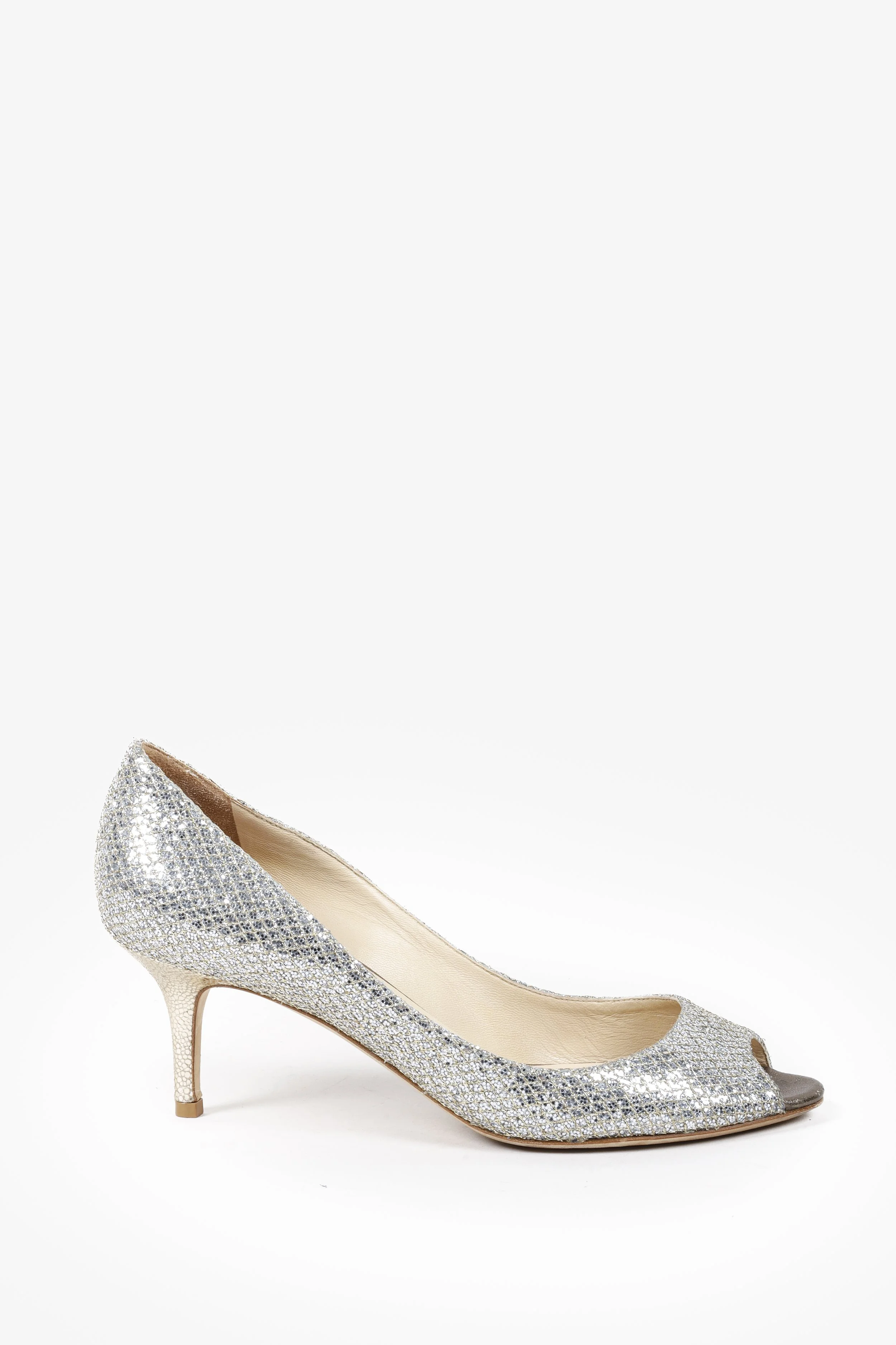 Jimmy choo 2025 heels glitter